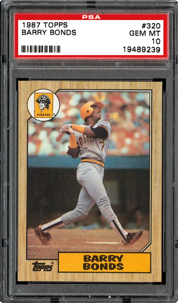 Card of the Day: 1987 Topps #320 Barry Bonds RC — The All-Time Home Run King's Rookie Card