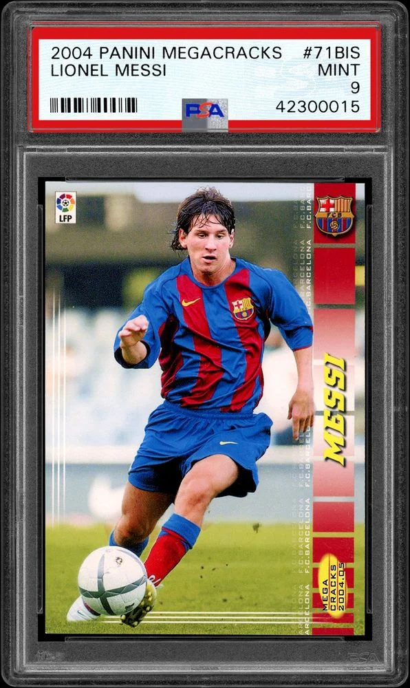 Card of the Day: 2004-05 Panini Megacracks Lionel Messi #71