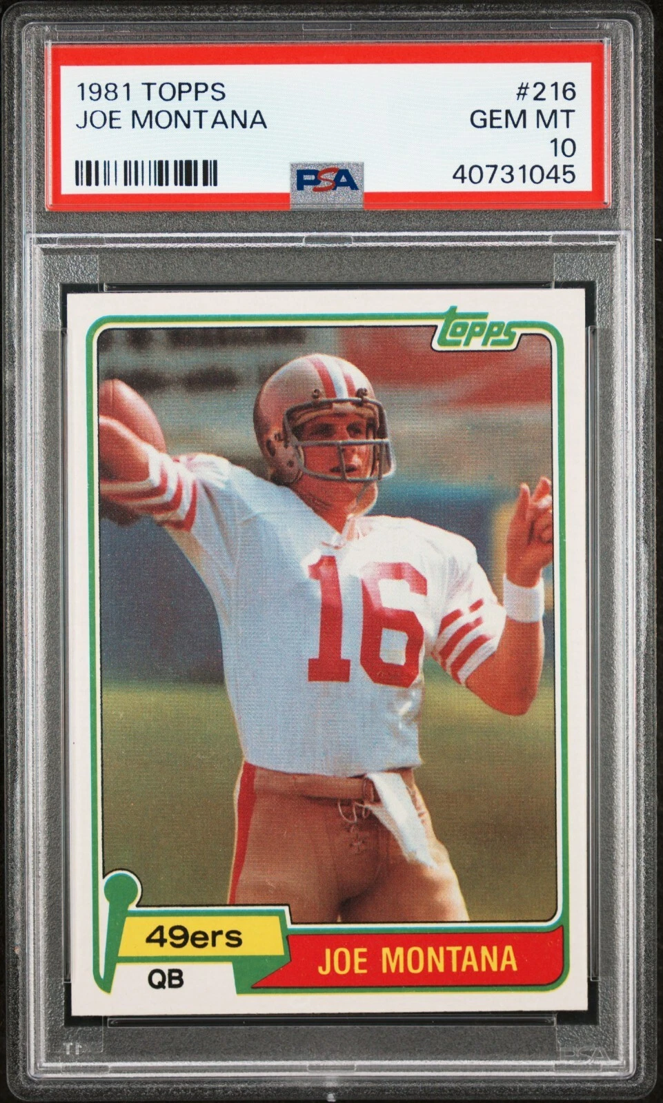 Card of the Day: 1981 Topps #216 Joe Montana RC — The Gold Standard of Football Rookies