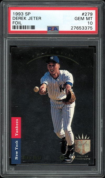 🏆 Card of the Day: 1993 SP #279 Derek Jeter Foil RC — PSA Population Breakdown