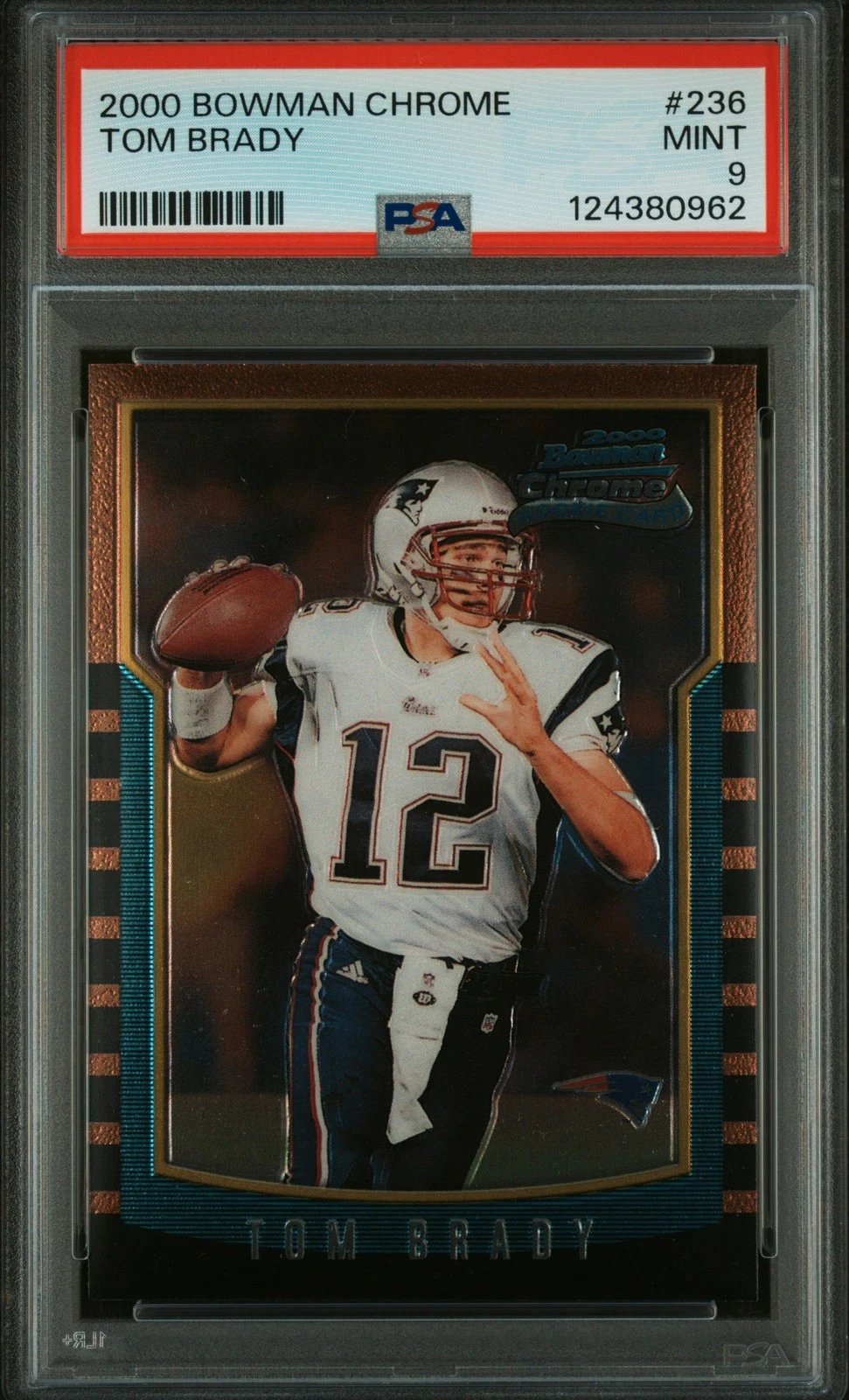 Card of the Day: 2000 Bowman Chrome #236 Tom Brady RC