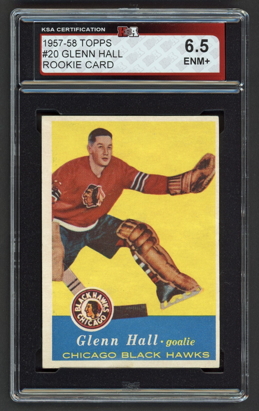 Card of the Day: 1957 Topps #20 Glenn Hall RC — Mr. Goalie's Defining Rookie Card