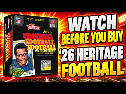 Video of the Day: Grip n Rip's "Watch Before You Buy" for 2026 Topps Heritage Football, Out Oct. 21 in the 1976 Design