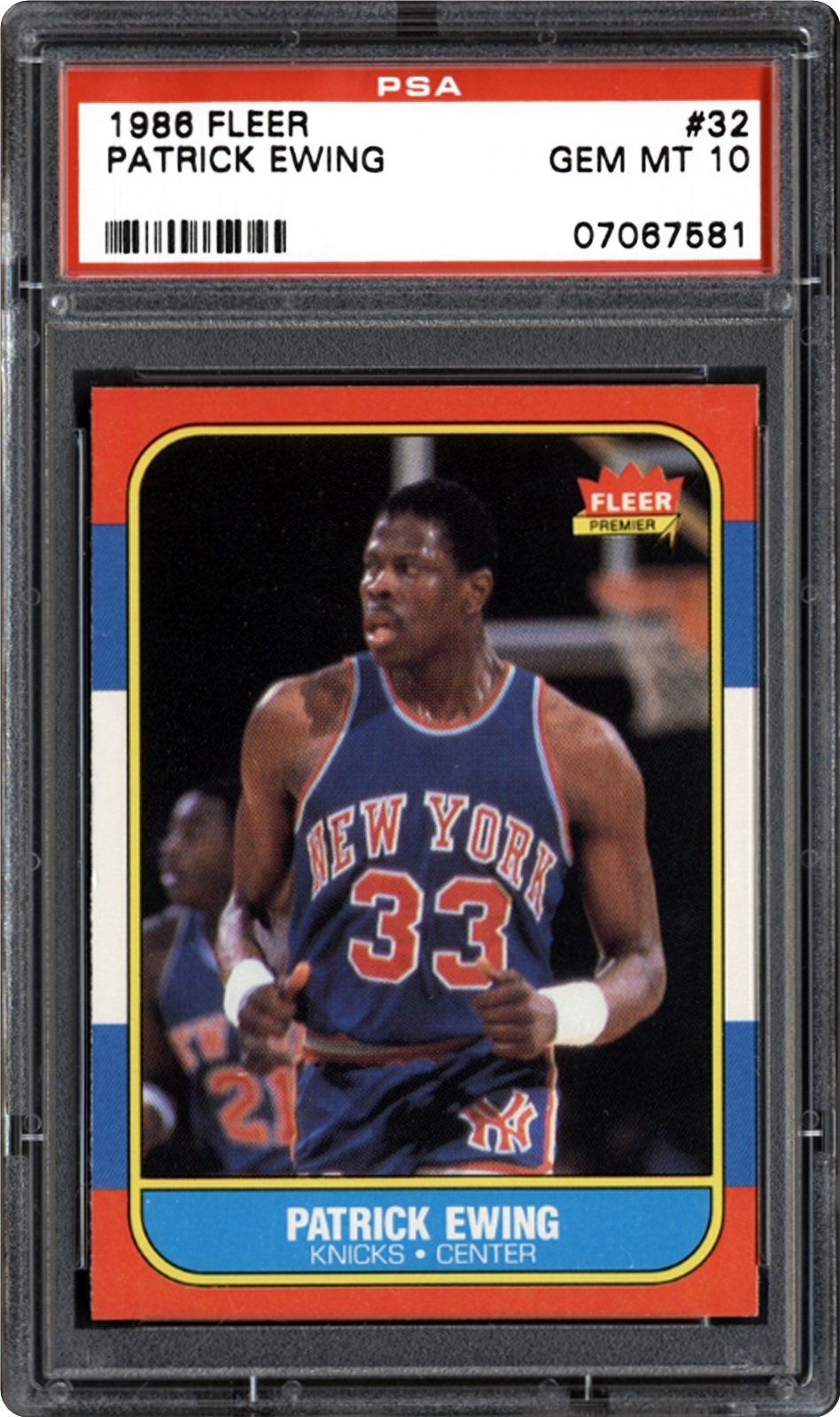 1986 Fleer #32 Patrick Ewing RC — The Rookie Card That Arrived a Year Late — Card of the Day