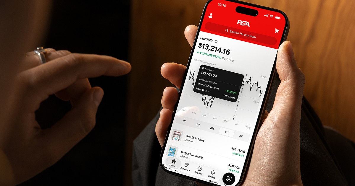 PSA's App Now Tracks Cards It Has Never Graded — the Third Move in Ten Days Aimed at the Decision to Submit