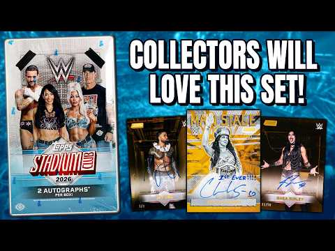 RunGoodLife Reviews the First Stadium Club WWE on Release Day. Topps Puts Beam Team at One Per Case