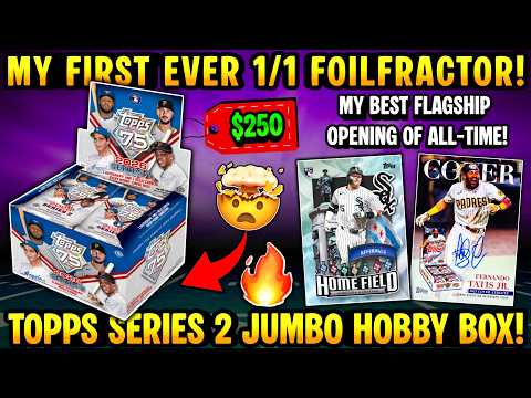 *MY FIRST 1/1 EVER! 2026 TOPPS SERIES 2 BASEBALL JUMBO HOBBY BOX REVIEW!